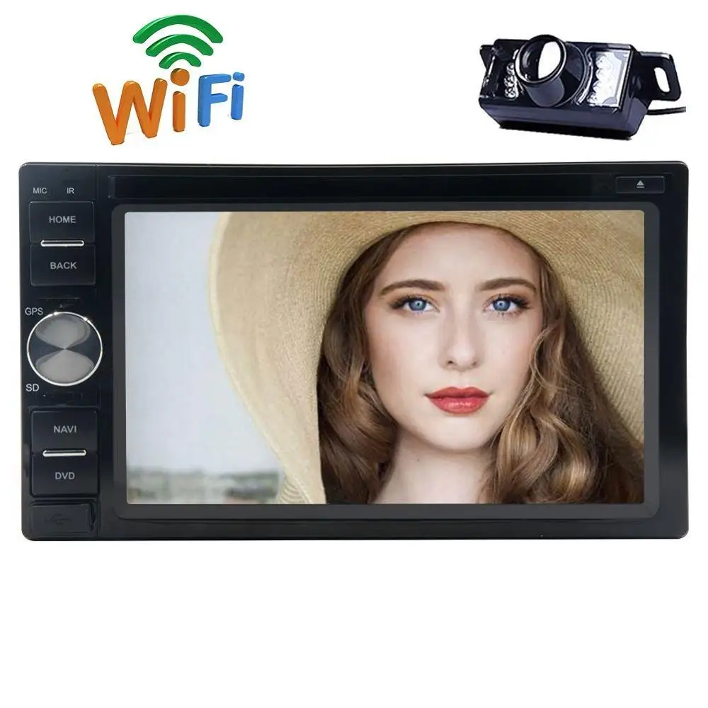 Android 6.0 Car Stereo DVD Player for Universal two 2Din Car FM/AM RDS