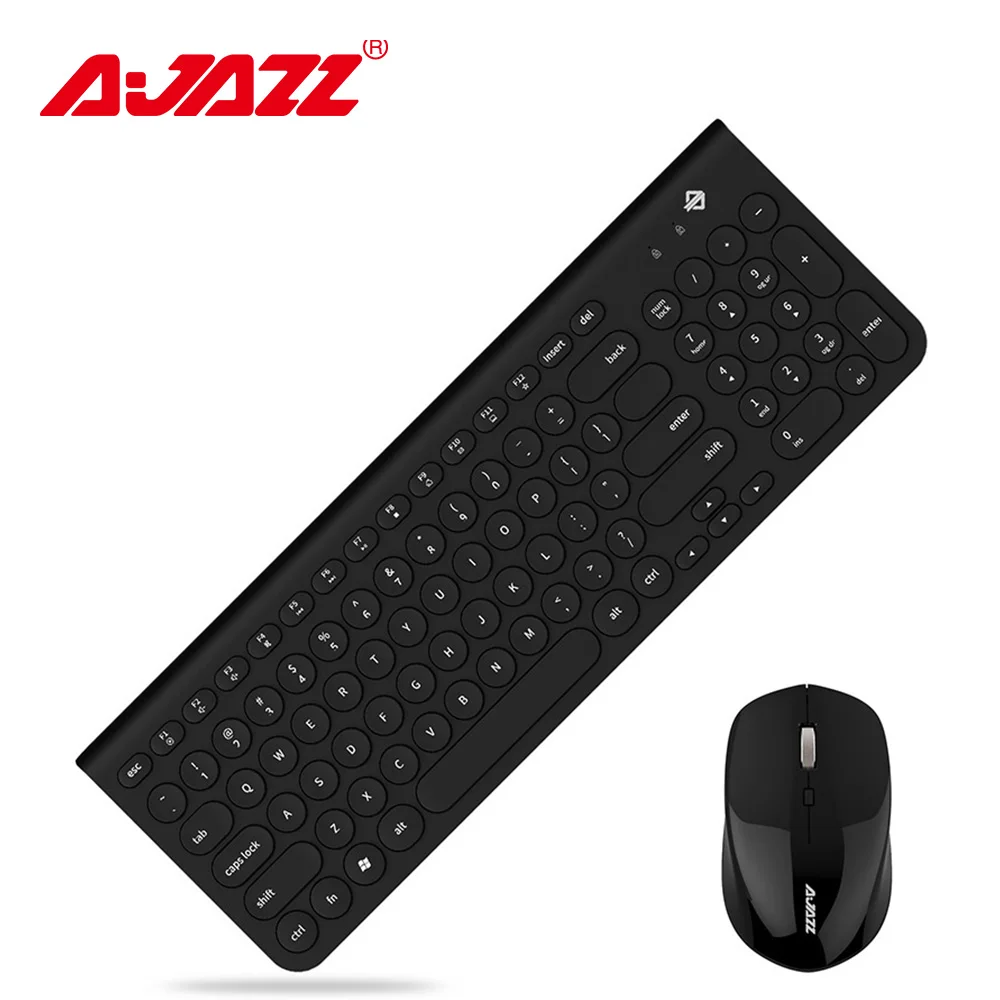 Клавиатура Ajazz 325i игровая ультратихая 96 клавиш 2 4 ГГц в стиле ретро|keyboard gaming