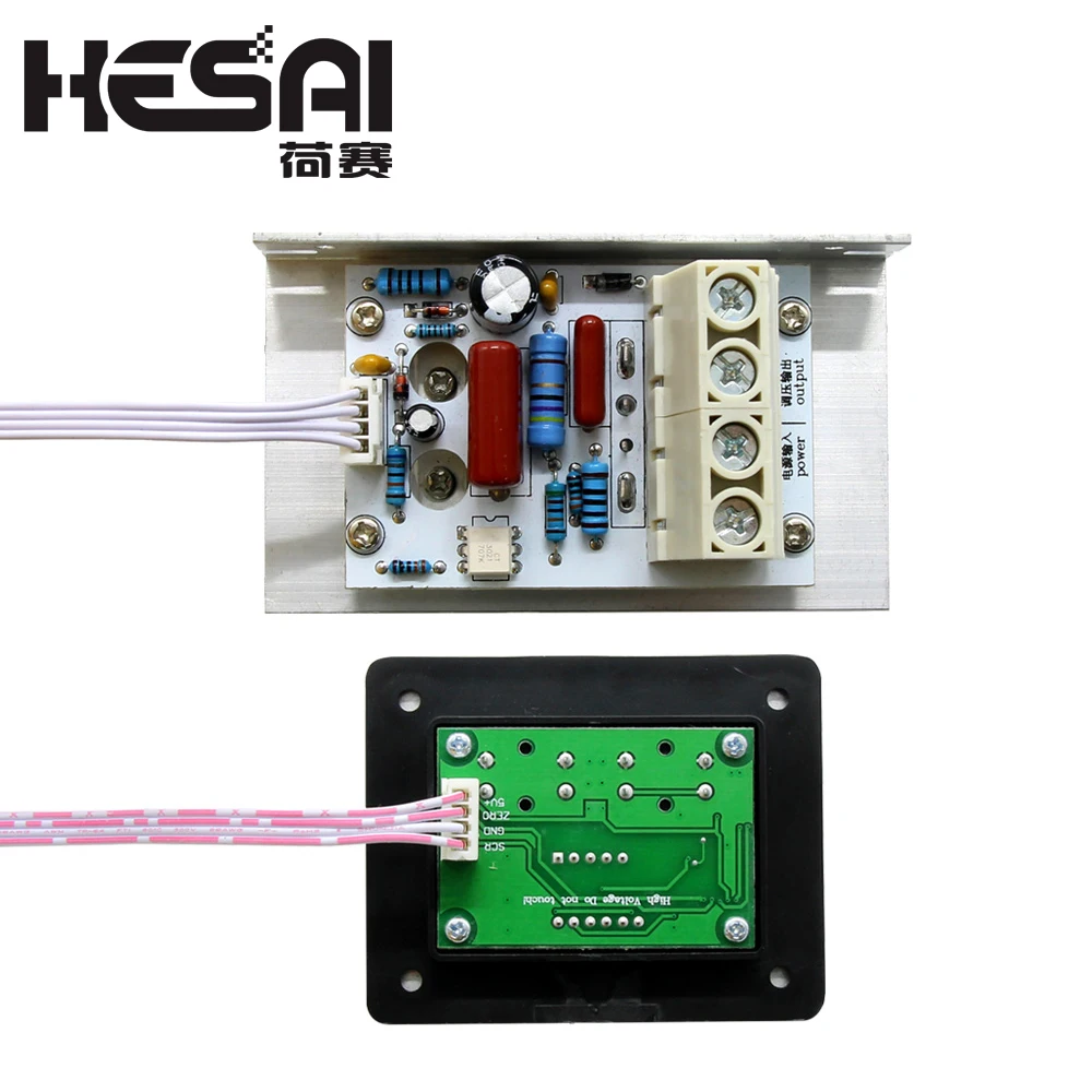 Переменный ток 220 В 10000 Вт 80A цифровой контроль SCR Электронный регулятор напряжения регулятор скорости Диммер термостат+ Цифровые Счетчики