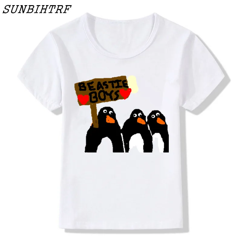 2018 мультфильм мальчиков и девочек Beastie Обувь для SWAG печать футболки дети хип хоп