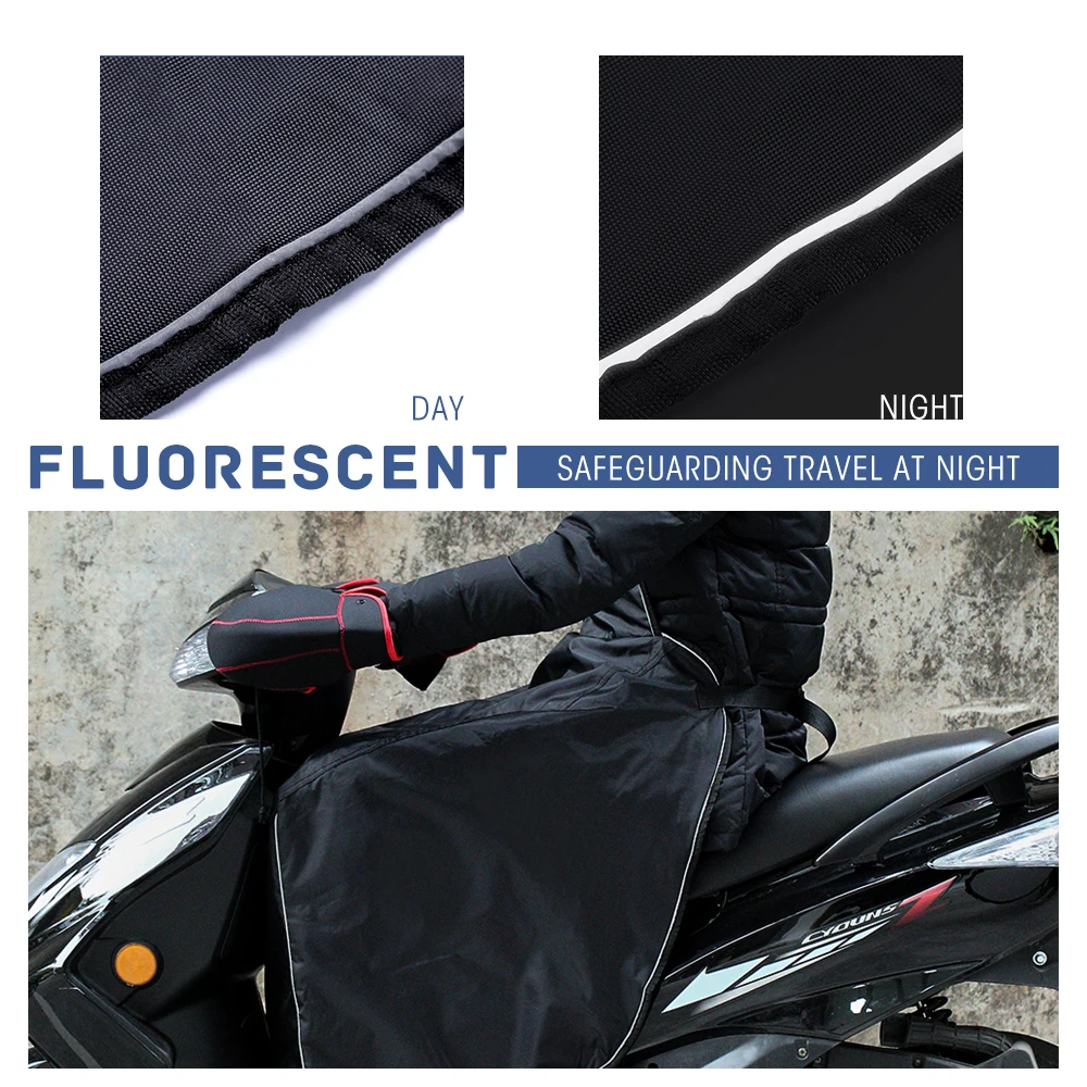 Варежки мотоциклетные теплые перчатки и чехол для ног для скутеров защита от дождя и ветра ветрозащитное зимнее одеяло для Piaggio на молнии 50 2T