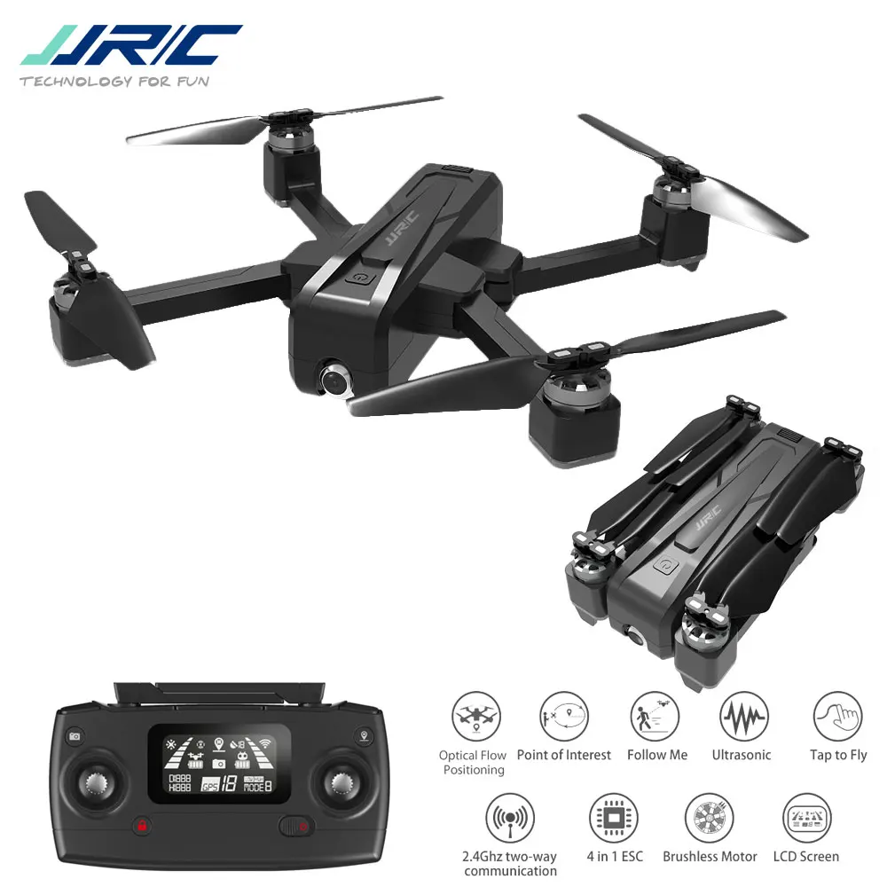 

JJRC X11 5G GPS Brushless Foldable Drone with WIFI FPV 2K HD Camera Anti-shake 1.6KM 25Minute Optical Flow Quadcopter vs MJX B4W