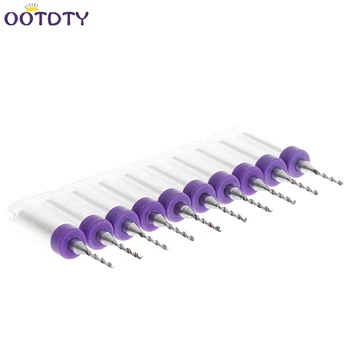 

10Pcs 1.2mm Carbide 3.175 Shank PCB Drill Bits CNC Drilling Set Woodworking Tool