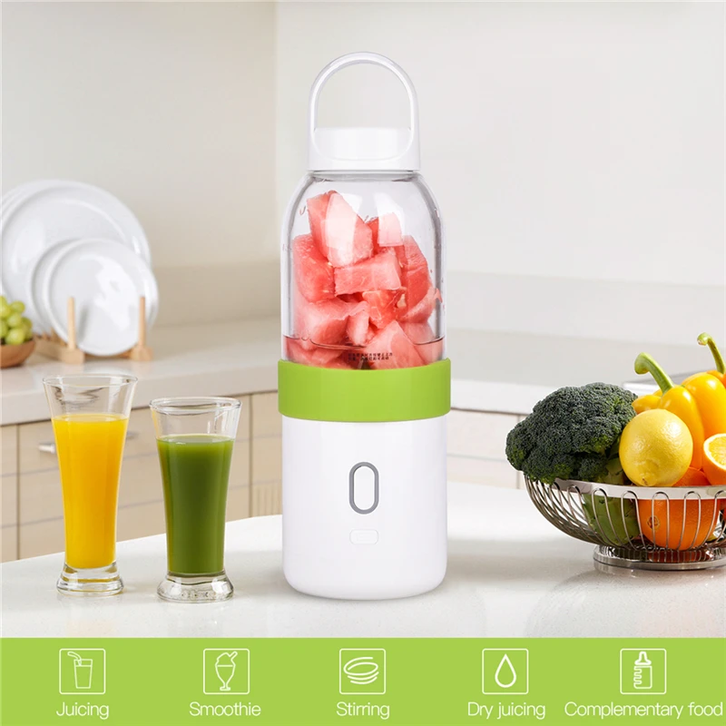 

Electric Fruit Juicer Cup USB Rechargeable Juice Blender Mini Travel Picnic Fruit Juicer Smoothie Machine Solid Foods Maker 0