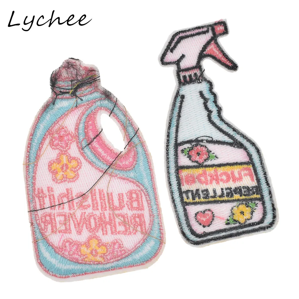 Lychee 2 шт. красочная вышивка креативный удалитель репеллент патч для женщин DIY