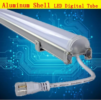 

Factory 14W DMX512 led Guardrail tube DC12V LED Outline Light 16Pixel LED Commercial building lights 6Pixel Tube Aluminium Shell