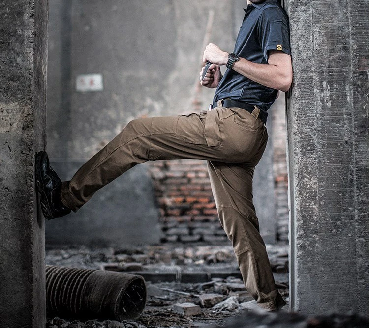 Kaufen IX9 Taktische Hosen Military Cargo Hosen Männer Casual Hose Arbeit Hosen Armee Stil Pantalon Schwarz Dünne Kampf Baggy Hosen