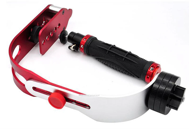 LBKAFA профессиональный ручной карданный стабилизатор видео для Gopro DSLR SLR цифровой камеры Спорт DV с сотового телефона Алюминиевый сплав
