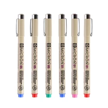 1 шт Сакура цветная ручка Pigma micron 0,25 мм 0,45 мм тонкий лайнер для рисования маркеры для Dessin Эскиз Маркер Tekenen Cartoleria
