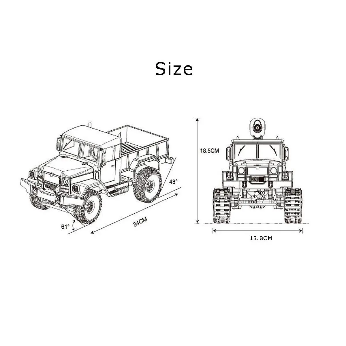 Горячая 1:16 масштаб 2,4 г 4WD внедорожный rc Танк Рок Гусеничный танк на радиоуправлении Битва 4 колеса RC военные автомобили грузовик