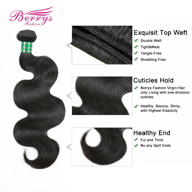 Brazilian Virgin Hair Body wave detailed information