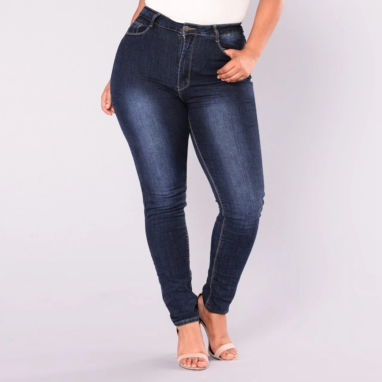 Lguc.H Classic Large Size Jeans Women Push Up Stretch Denim Pants Mom Jeans Big Size 2018 Woman Trousers Plus Size 5XL,6XL,7XL