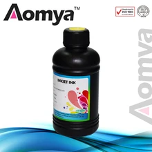 250ml white Aomya 3D Flatbed printer UV LED Ink on Plastic Ceramic PU ABS Glass phonecase Compatible For Epson DX5 DX6 DX7