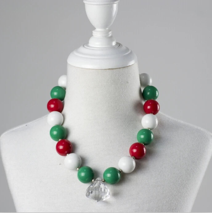 

Chunky beads kids necklace for christmas little girl chunky bead necklaces for young girls