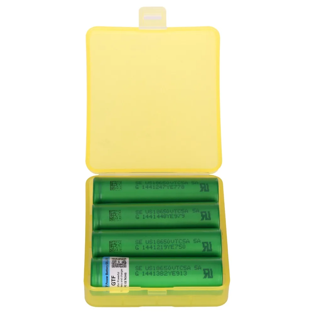 4pcs1865037V3000mAhBatteryRechargeableLiionBatteriesdrain20A