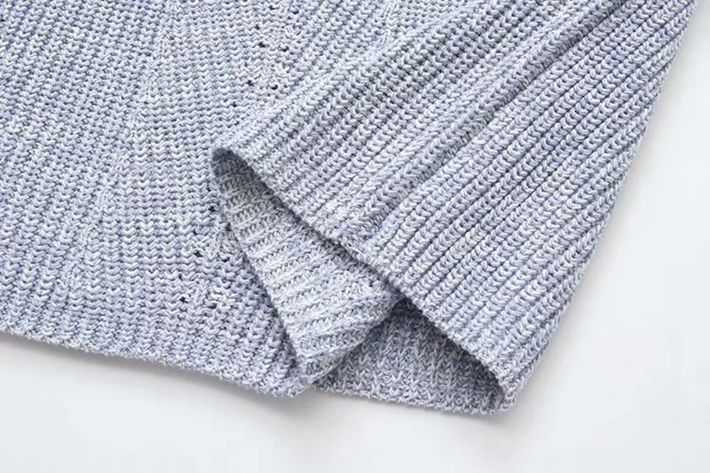 Slash Neck Sweaters Autumn Style Women Plus Size 5XL Buttons Long Sleeve Sweater Knitted Pullovers KKFY2469