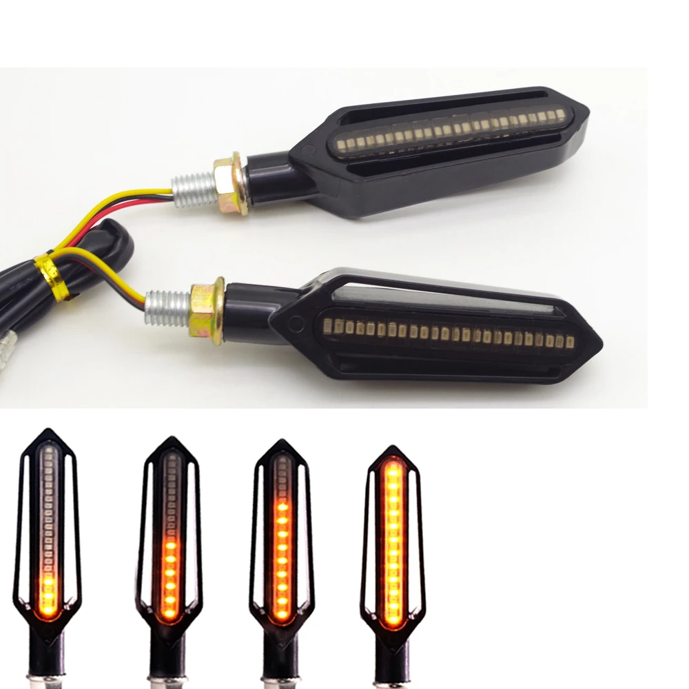 

Flowing flicker led motorcycle turn signal Lights Blinkers FOR xsr700 BMW r nine t honda monkey cb500x nc700 bmw f 800 gs cb650f