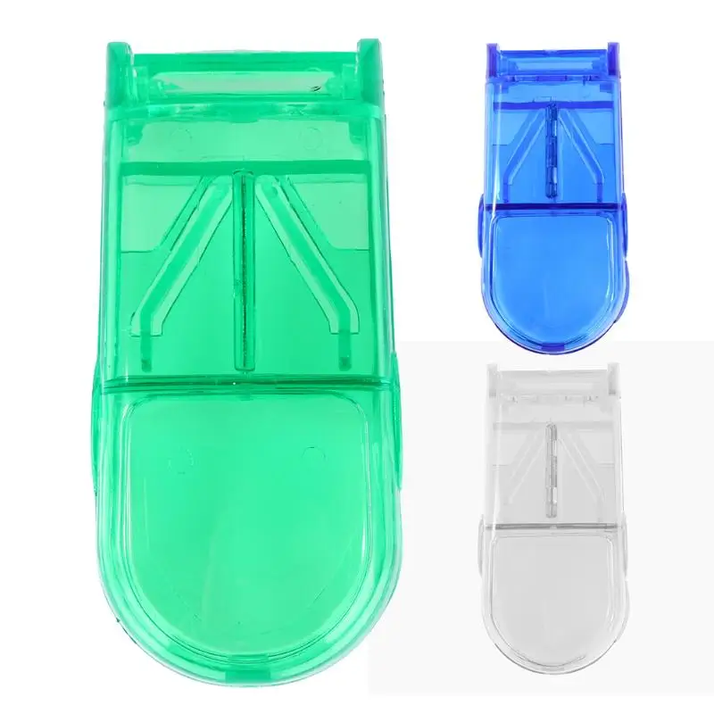 

Portable Pill Tablet Cutter Splitter Divide Storage Case Medicine Cut Box Tablet Cutter Splitter Medicine Pill Holder Cutter