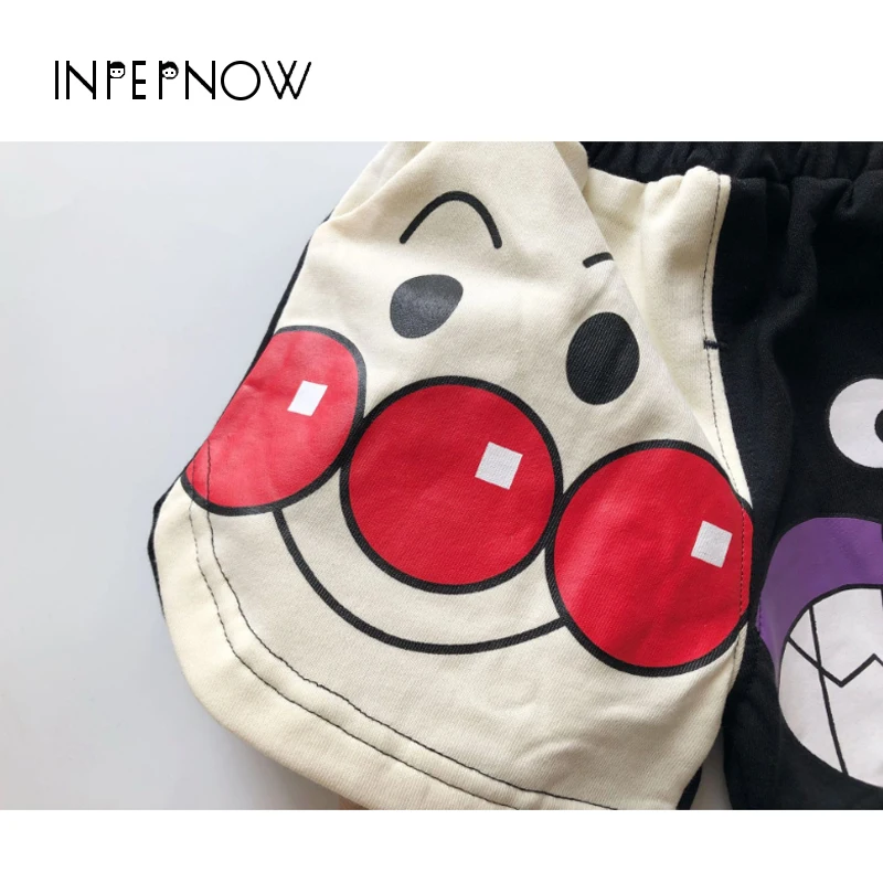 INPEPNOW; Anpanman; Детские шорты с героями мультфильмов; шорты для маленьких девочек и мальчиков; хлопок; летняя одежда; спортивные штаны для малышей; DK-CZX14