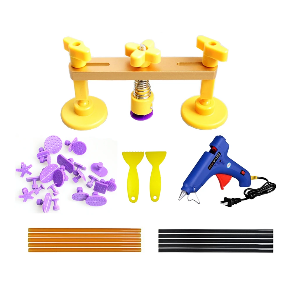 

PDR Tool Set 38pcs Paintless Dent Repair Tools Kits Pop a Dent Bridge Puller Sets Auto Body Dent Removal Tools Hand Tool Set