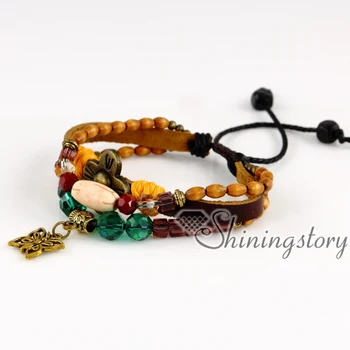 

drawstring bracelets leather jewelry wholesale charm jewelry vintage charm bracelets crafting leather semi precious stone genuin