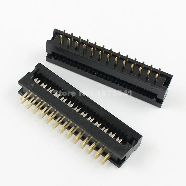 Buy Connectors Pro 25 Pack Idc 2x5 10 Pins 254mm Pitch Male Transition Plugs Dual Rows For 127mm Pitch Flat Ribbon Cable 25 Pk Fd 10p Online On Cote DIvoire At Best Prices