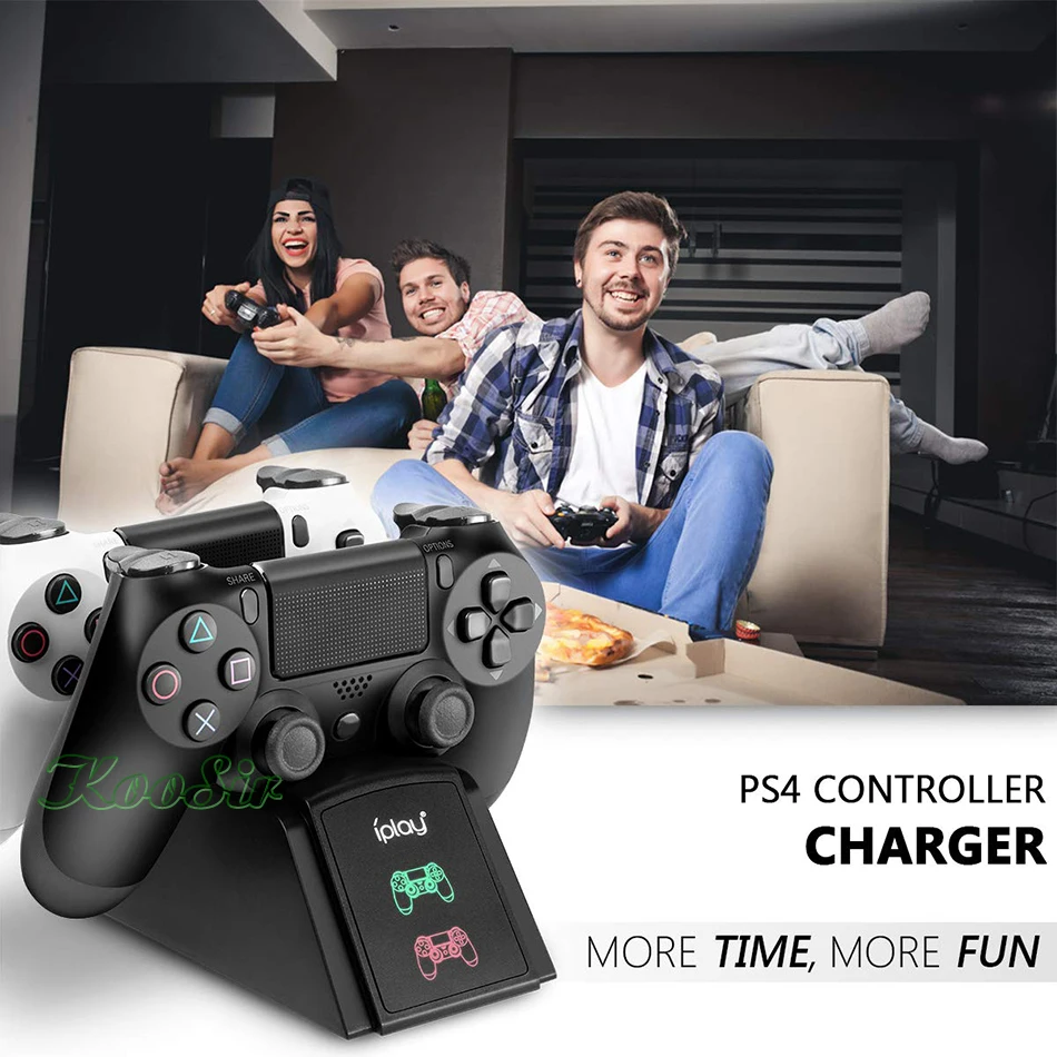 Беспроводной контроллер PS4/Slim/Pro зарядная док станция PS Play Station 4 джойстика