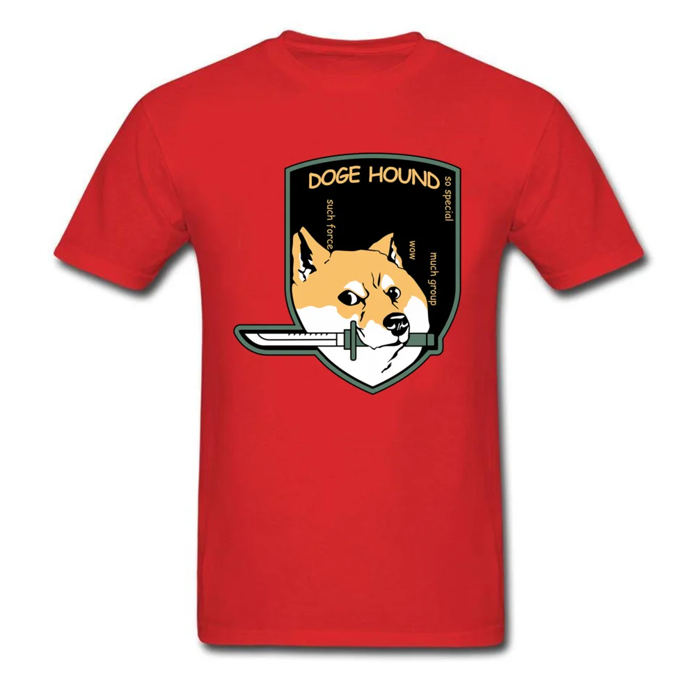 Gift dogehound 8724 Custom Short Sleeve VALENTINE DAY Tops Shirt Dominant O Neck 100% Cotton Tee Shirt Mens T-shirts dogehound 8724 red