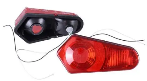 Одна пара влево/правая задняя бег ATV UTV задний фонарь указатель поворота Тормозная полоска свет для Поларис рейнджер RZR RZR-S RZR-4 RZR-XP - Цвет: red
