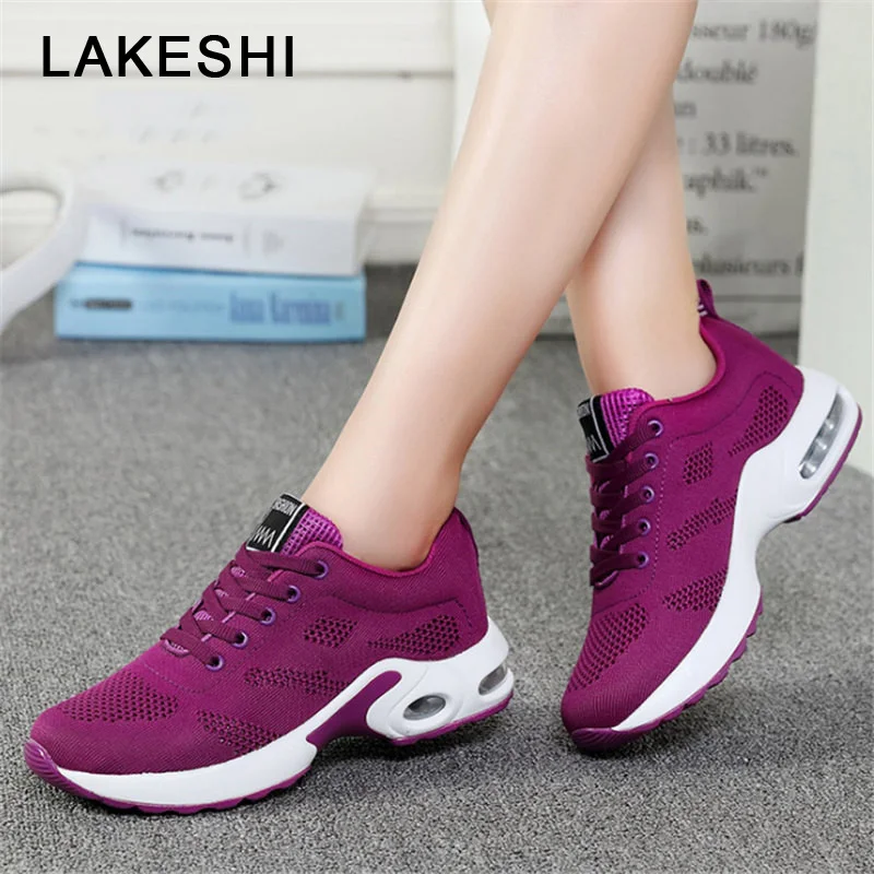 

Women Casual Shoes Leather Shoes Woman Fashion Women Sneakers 2019 Hot Cushion Damping Shoes Four Seasons Trainers Female Shoes