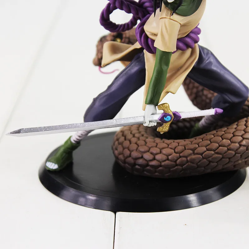 14 см Naruto Shippuden Orochimaru змеиная фигурка игрушка крутая Orochimaru с режущей травой мечом Модель Кукла для коллекции