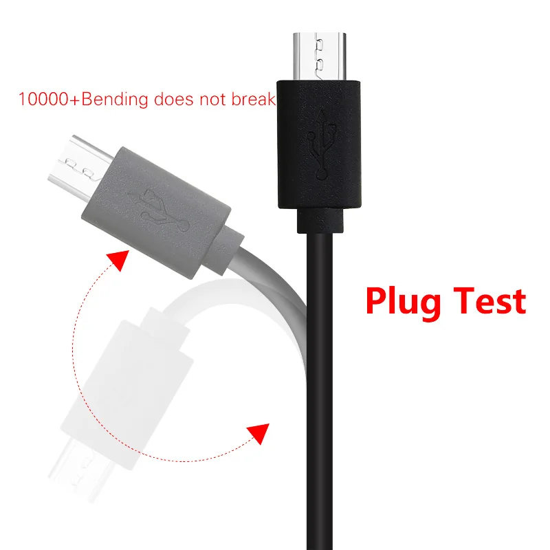 10 шт./лот Micro USB 0 3 м 1 5 зарядное устройство Синхронизация данных адаптер кабель для