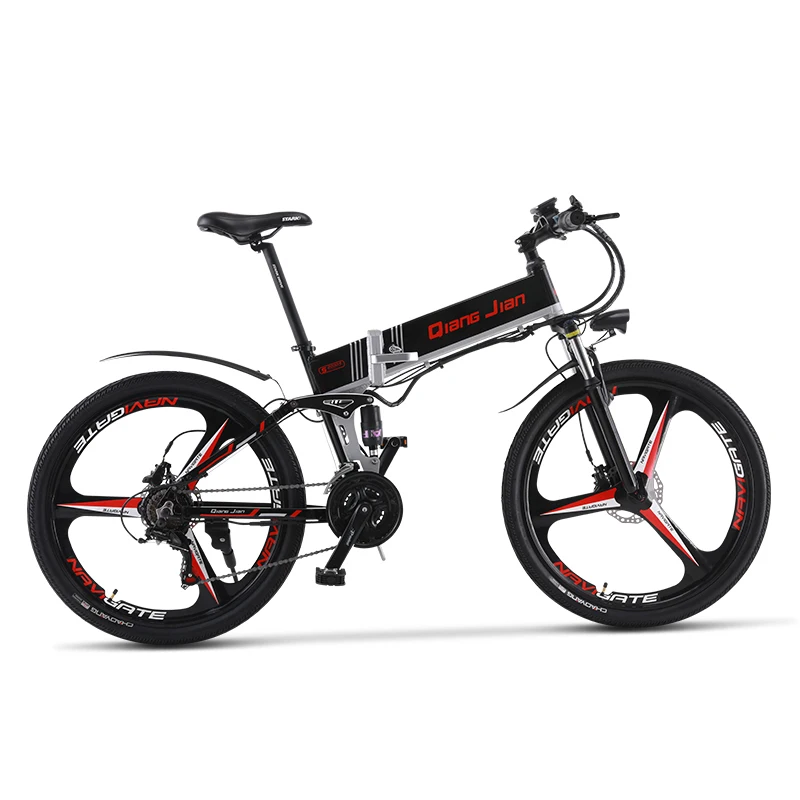  Foldable Two Wheel Electric Scooter Electric Bicycle Mountain Folding Electric Bike 48V 350W/500W f