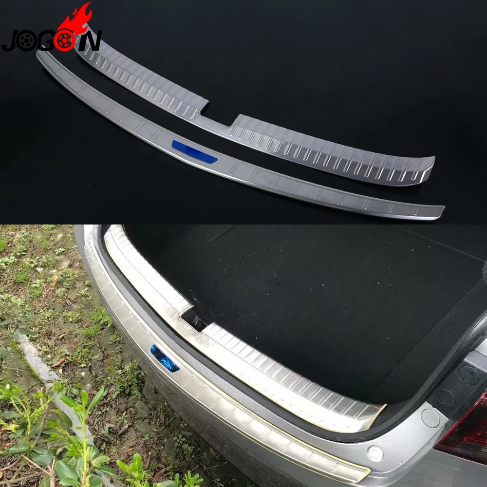 

Stainless Steel For Acura TLX 2018 Facelift Car Styling Rear Tail Trunk Door Bumper Plate Pad Sill Lid Molding Cover Trim