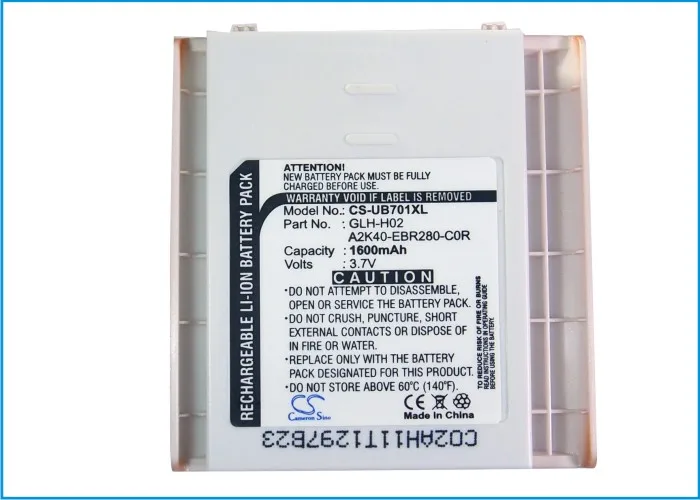 Cameron Sino 1600mAh Battery For GIGABYTE gSmart i (128) A2K40-EBR280-C0R GLH-H02 | Мобильные телефоны и аксессуары