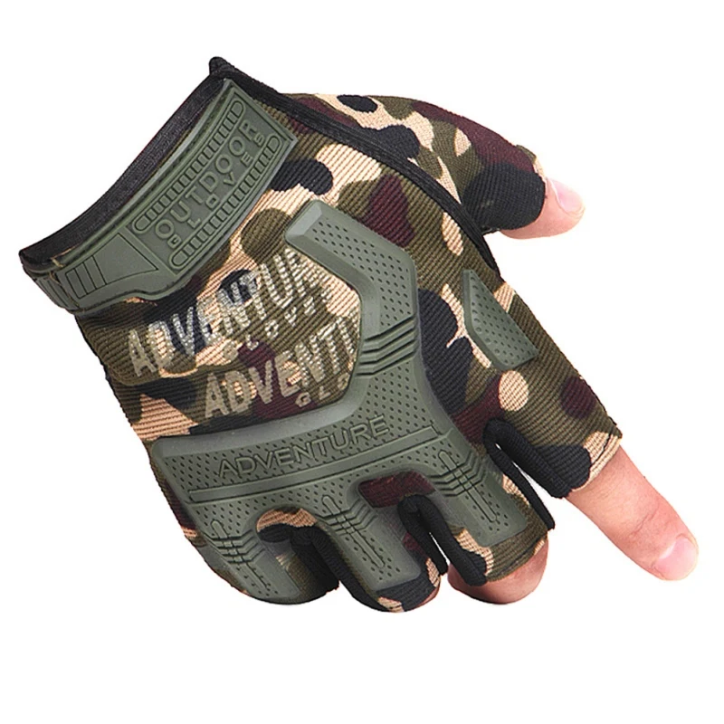 

Half finger Cycling gloves Army Green Black tactical bike Gloves outdoor sports riding hiking breathable tactical gloves Hy
