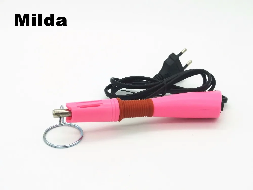 Milda быстрый Электрический подогреваемый паяльник устройство горячей фиксации для нанесения страз термоклеевые горячей фиксации Утюг-на палочке инструмент для теплофиксации 110-240 В