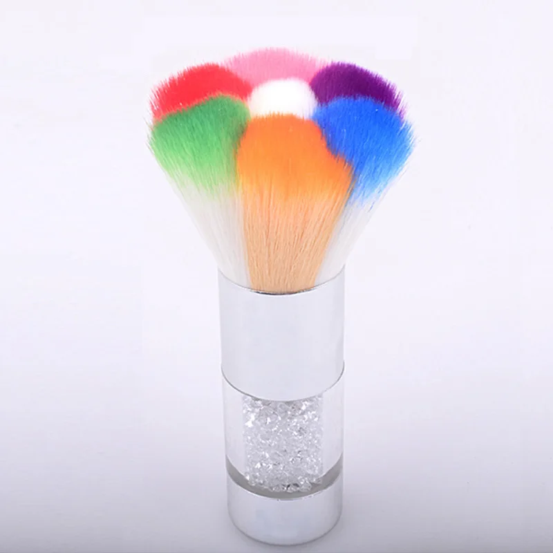 Multicolor 11CM Nail Dust Brushes Nail Dust Remover Cleaner Rhinestones Makeup Foundation Tool