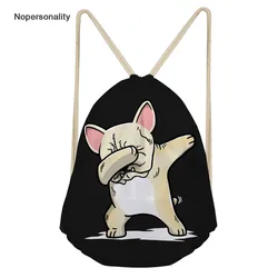 Nopersonalidad Lindo Bulldog Francés Bolsa de Lazo de Impresión para las Mujeres Niños Pequeños Niñas Mochila Mini Mochila Escolar de Almacenamiento de Mochilas Nopersonalidad Lindo Bulldog Francés Bolsa de Lazo de Impresión para las Mujeres Niños Pequeños Niñas Mochila Mini Mochila Escolar de Almacenamiento de Mochilas