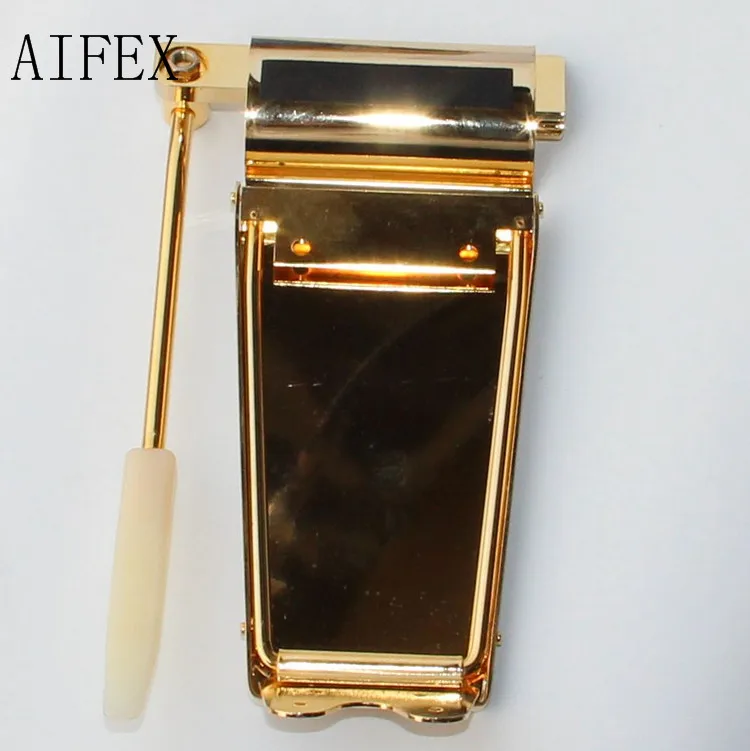 Новая популярная модель WD Long Vibrola Tremolo Maestro Tailpiece w/Arm GOLD и Chrome для гитары SG LP из