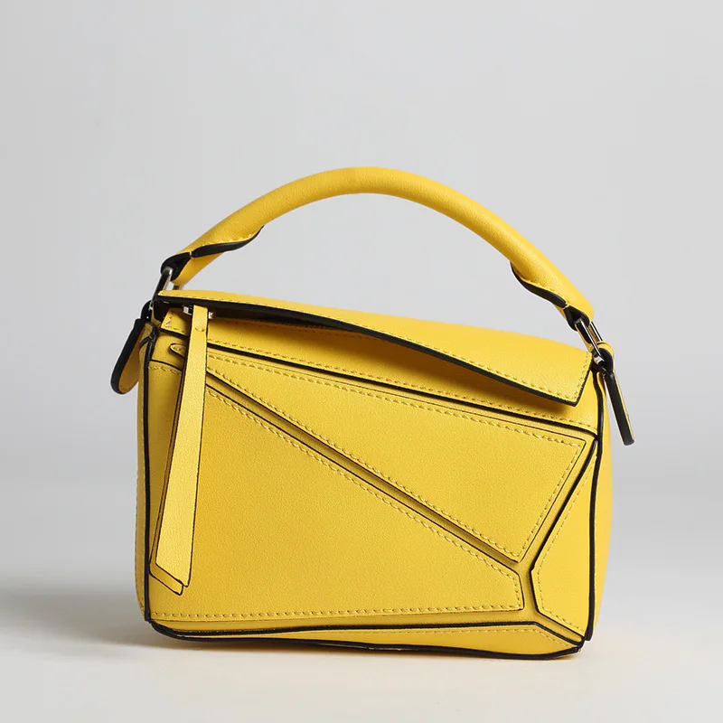 

New Advanced Design Luxury Handbag for women Commuter Irregular Personality Messenger Bag Solid Color Triangle Cool Shoulder Bag