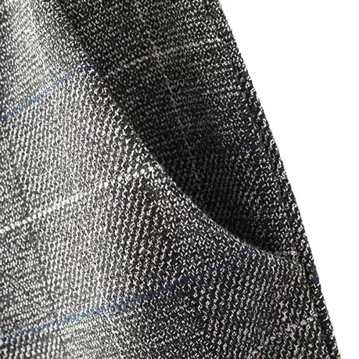 Мужские Ретро серые клетчатые брюки винтажные повседневные брюки с подтяжками XRQ88