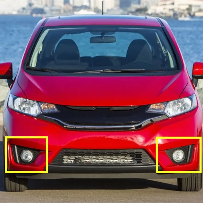 Пара белый+ желтый дневной ходовой свет DRL противотуманная фара для Honda FIT