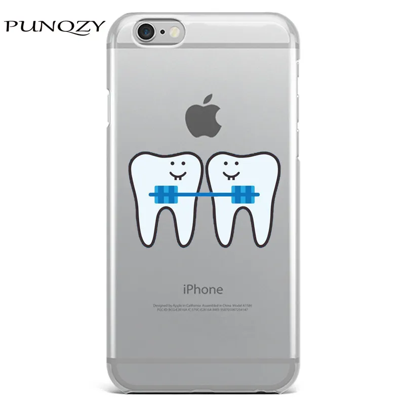 Забавный мультфильм Стоматолог Зубной зубы с коронками мягкий чехол для iPhone 7 7 плюс 6 S 6 плюс 5 5S SE чехлы Чехлы - Цвет: TPU P3395
