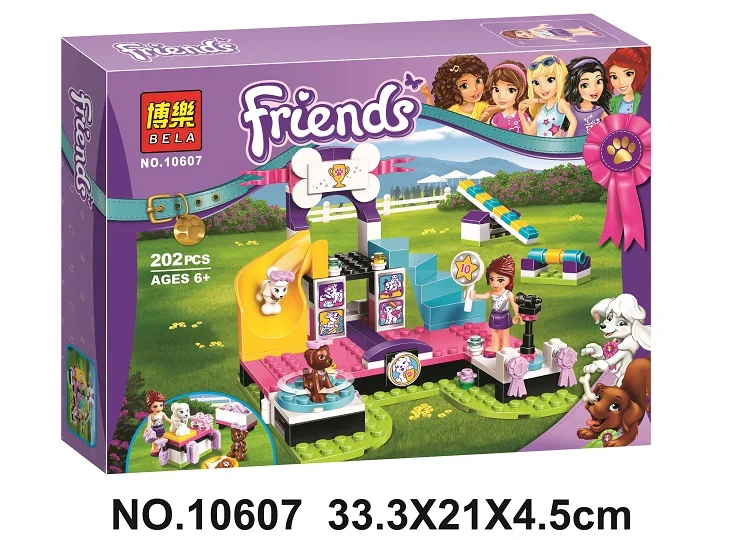 10607 Bela Friends серия щенок Чемпионат модель строительные блоки кирпичи совместимы с