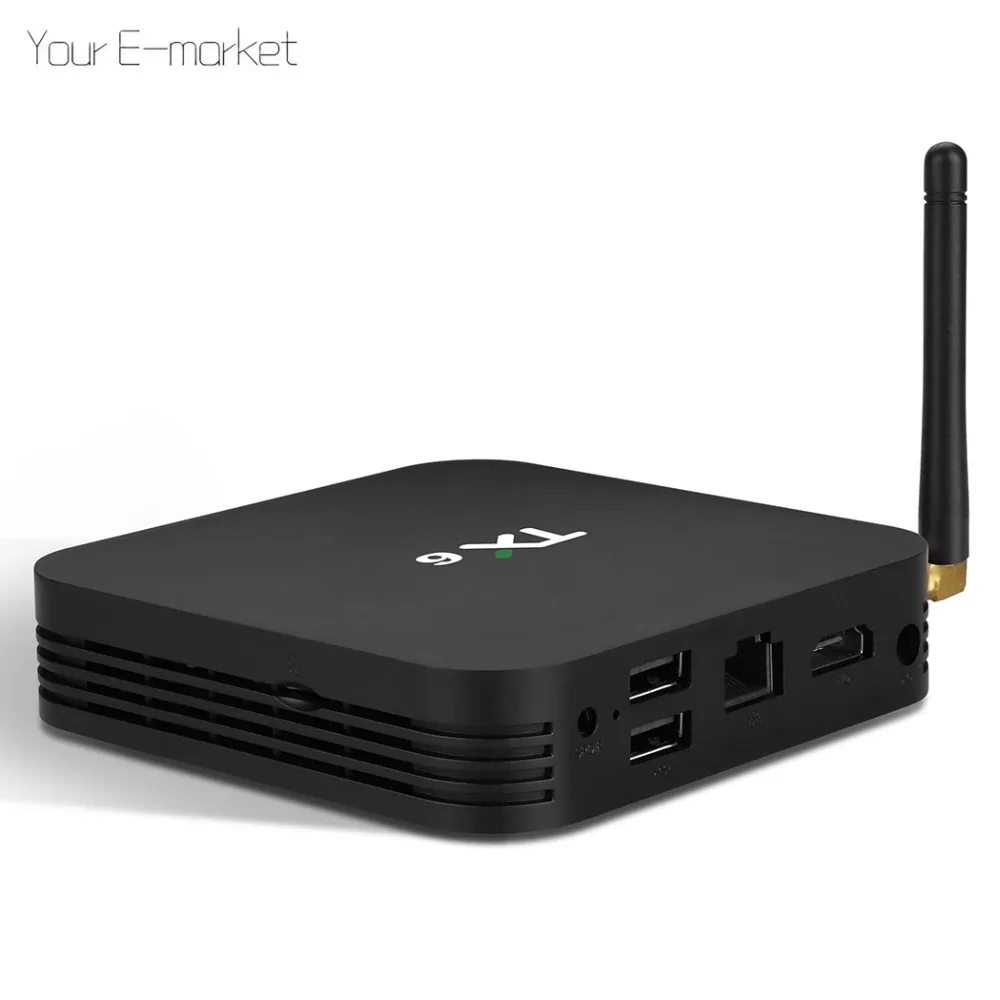 Tanix TX6 ТВ Android 9 0 Smart коробка DDR3 4G 32G Allwinner H6 4 ядра Декодер каналов кабельного