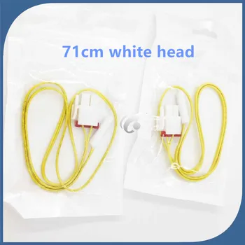 

5pcs/lot white head for double door refrigerator defrosting temperature sensor 5K defrosting insurance