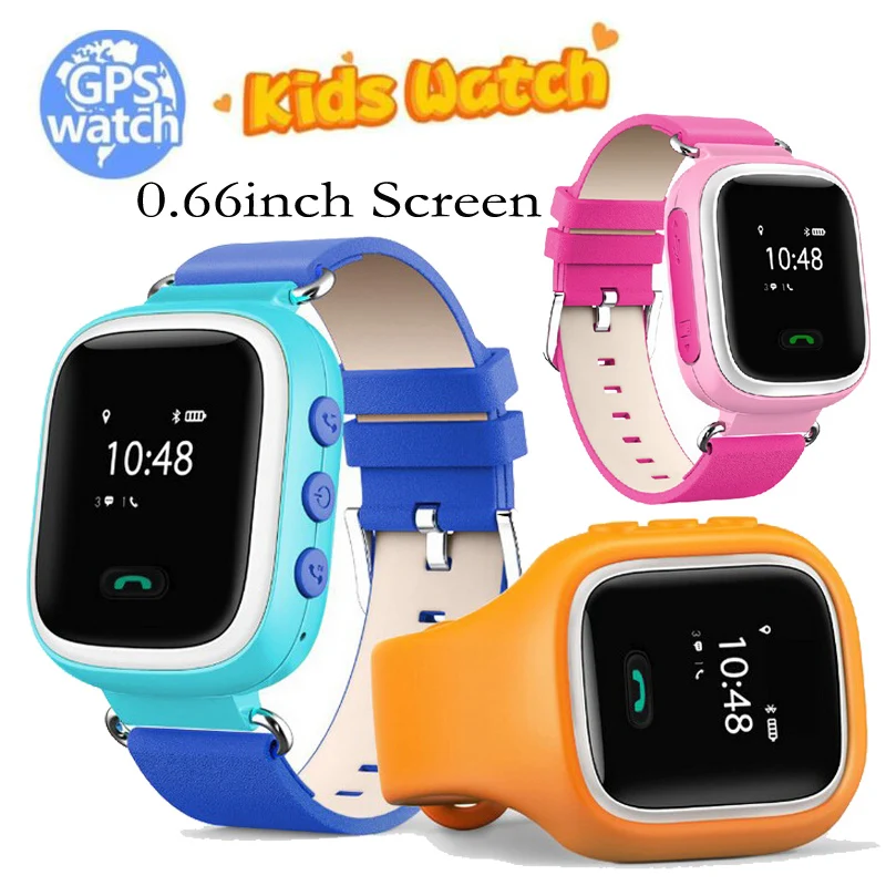 Kids Smart Watch GPS Tracker Locator SOS Call Finder Locator Device