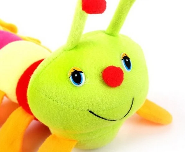 Красочные гусеница многоножка большая кукла насекомое подарок ко Дню Святого Валентина плюшевые игрушки