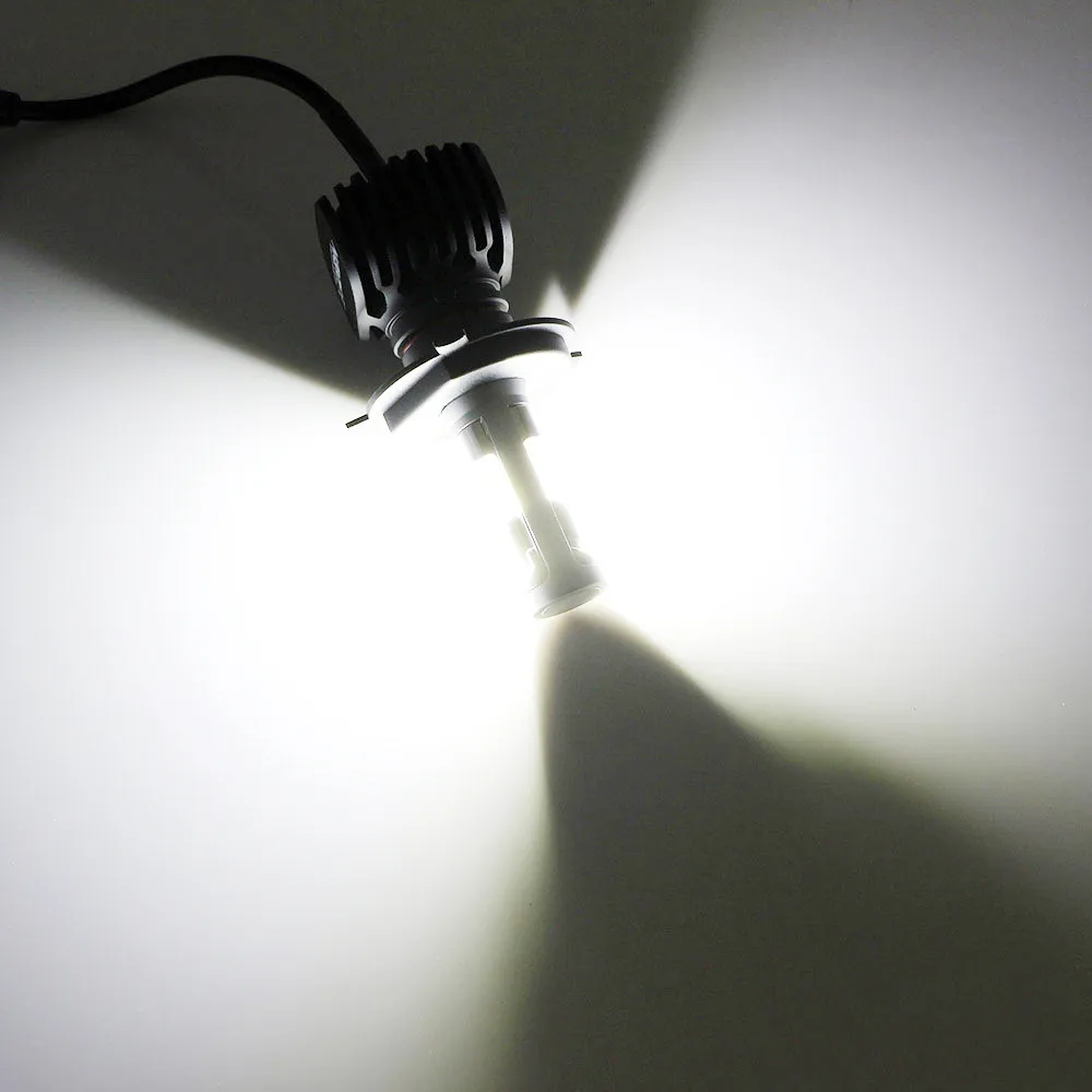 Nighteye Auto Lighting 6500K H4 H7 H8 H9 H11 Car LED Headlights Bulbs White Fog Lamps 9005 HB3 9006 HB4 Fog Light 8000LM 50W D45